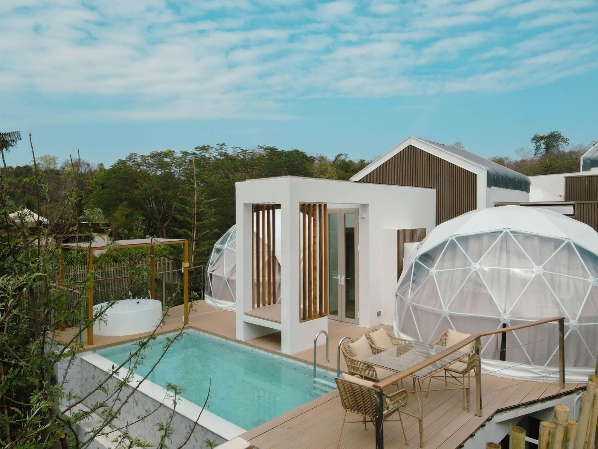 The X10 Nordic Tent And Glamping Pool Villa Khaoyai เขาใหญ่ - Sha Certified Ban Thung Sawang Εξωτερικό φωτογραφία